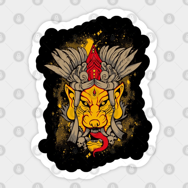 Shaman Sticker by Johanrahadi